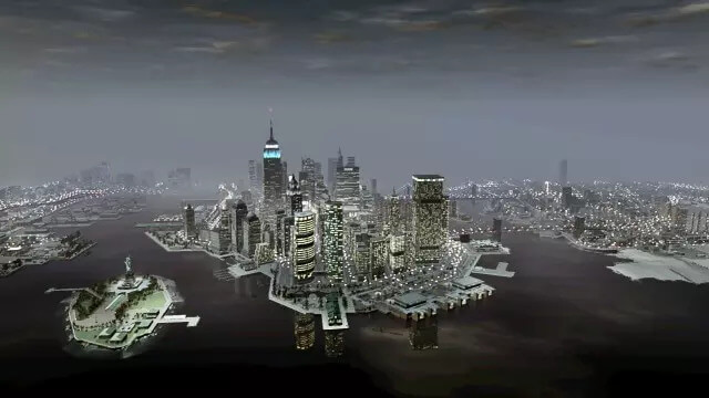 GTA4 Liberty City nocą